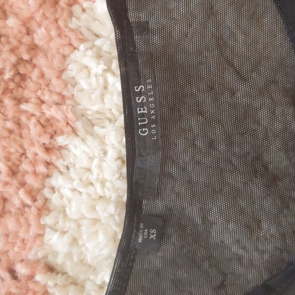 Guess XS Black Mesh Skater Dress - Picture 5 of 7